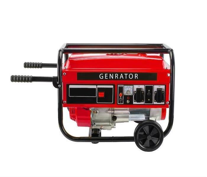small red generator for home use
